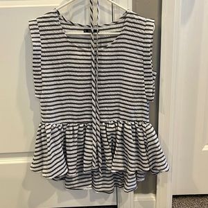 5/$25 Women’s SHEIN peplum sleeveless shirt